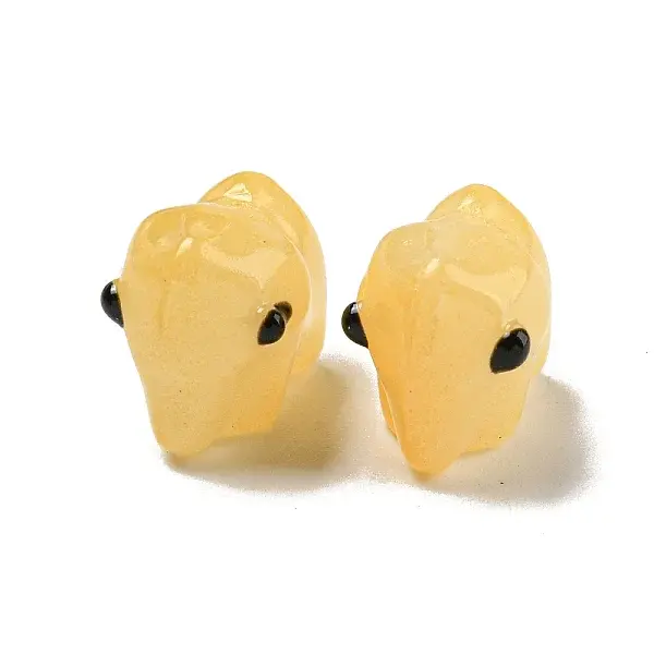 Handmade Transparent Glass Beads