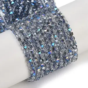 Electroplate Glass Beads Strands