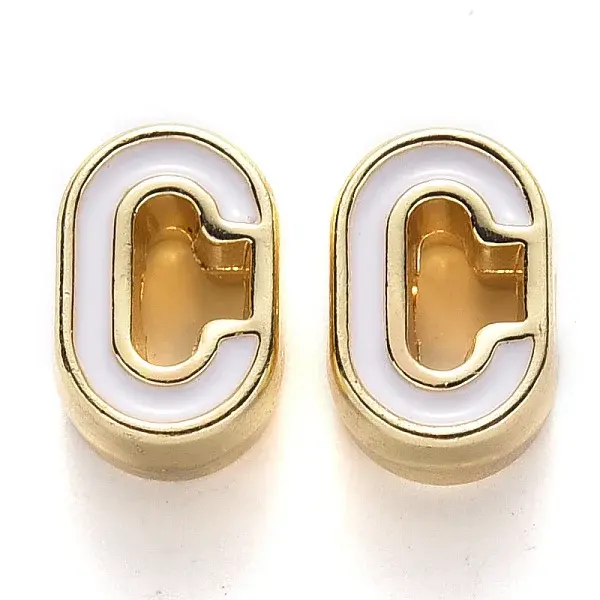 Rack Plating Alloy Enamel Beads