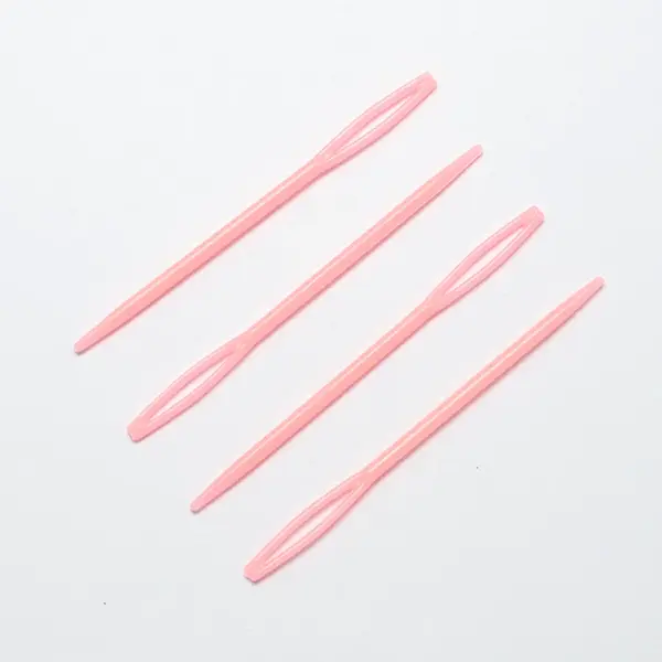 Child Plastic Knit Needles Sewing Knitting Cross Stitch