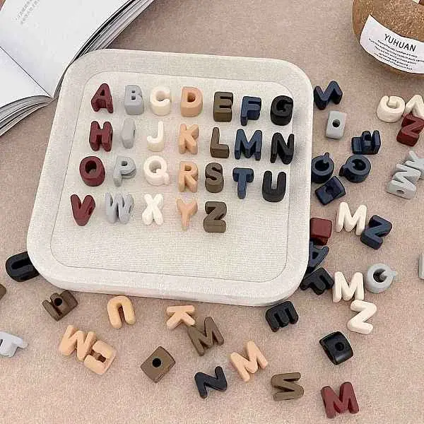 Spray Painted Opaque Acrylic Beads