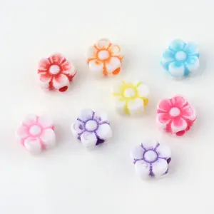 Craft Style Acrylic Corrugated Beads