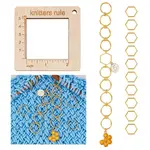 Alloy and  Wooden Sweater Knitting tool