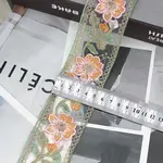 15 Yards Polyester Embroidery Flower Ribbon
