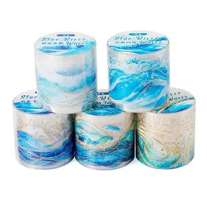 5 Rolls 5 Styles PET Self-Adhesive Stickers