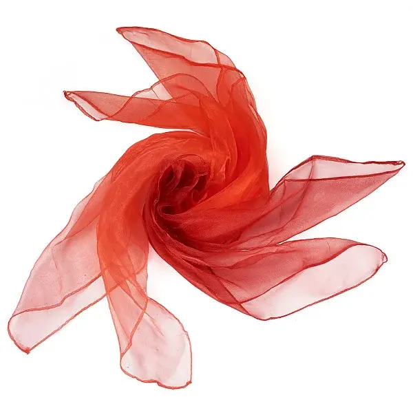 6Pcs 3 Colors Solid Color Nylon Silk Scarf for Women Girls
