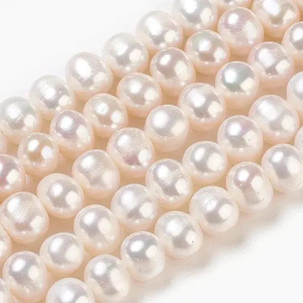 Natural Cultured Freshwater Pearl Beads Strands