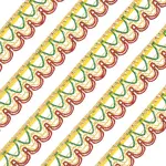 15 Yards Wave Edge Polyester Lace Ribbon