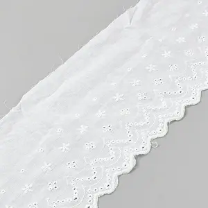 Flat Hollow Cotton Lace Trim