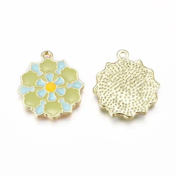 Alloy Enamel Pendants
