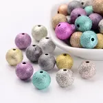 Spray Painted Acrylic Beads