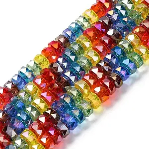 Electroplate & Gradient Color Glass Beads Strands