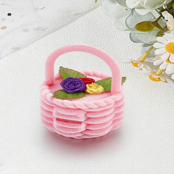 1Pc Velvet Ring Boxes