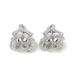 Brass Micro Pave Cubic Zirconia Charms