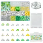 DIY Round Acrylic & Plastic Beads Bracelets Making Kits