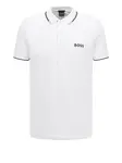 BOSS Tričko 'Paddy Pro'  čierna / biela