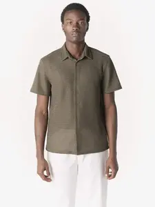 KOROSHI Košeľa  kaki