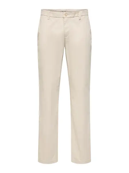 Only & Sons Chino nohavice 'ONSWeft'  kamenná