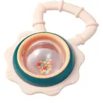 BabyOno Rattle With Teether 3m+ kousátko s chrastítkem Flower 1 ks