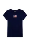 Dětské bavlněné tričko Polo Ralph Lauren tmavomodrá barva, 313971138002