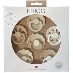 FRIGG 6 Pack Edition Size 2:6-18 months dudlík Cinnamon Charm 6 ks