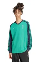 Tričko s dlouhým rukávem adidas Originals JERSEY zelená barva, s potiskem, JC8373
