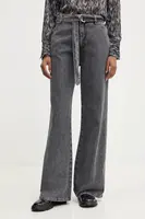 Džíny Answear.LAB dámské, šedá barva