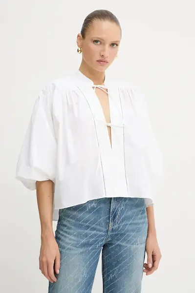 Bavlněná halenka BOSS Orange C_Bales