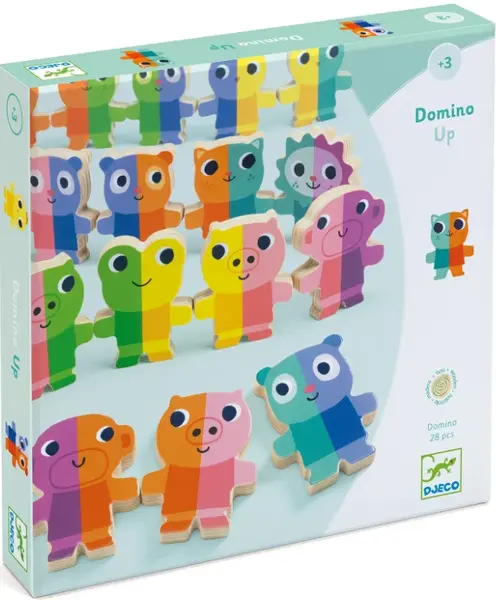 Dřevěné 3D domino