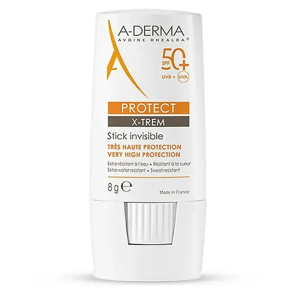 A-DERMA Protect X-TREME Transparentní tyčinka SPF50+ 8 g