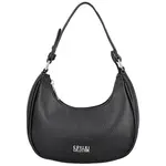 Trendy dámská koženková kabelka na rameno Tricia, černá