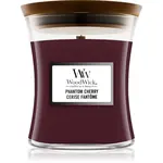 Woodwick Phantom Cherry vonná svíčka s dřevěným knotem 275 g