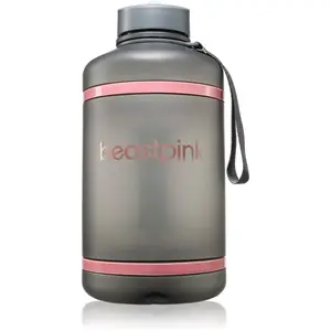 BeastPink Hyper Hydrator láhev na vodu s brčkem barva Grey 1 ks