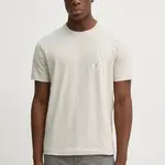 Bavlněné tričko Marc O'Polo béžová barva, s potiskem, 522201251232