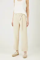 Kalhoty Medicine dámské, béžová barva, jednoduché, medium waist