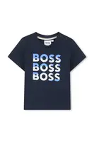 Bavlněné dětské tričko BOSS