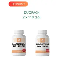 DR. FLEMING Magnezium B6+Zinok +10% gratis 220ks DUOPACK
