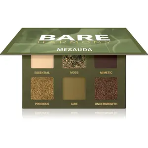 Mesauda Bare Harmony paleta očních stínů odstín 205 Hidden Green 6x1 g