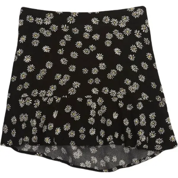 GAP TIERED PRNT Dámska sukňa, čierna, veľkosť