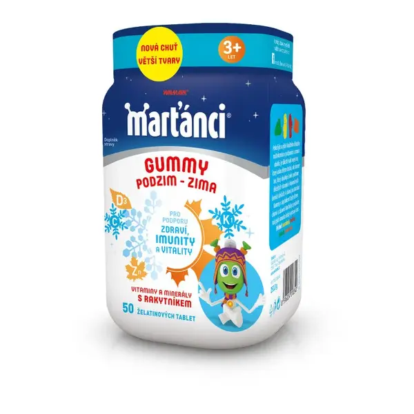 Marťánci Gummy Podzim-zima 50 tablet