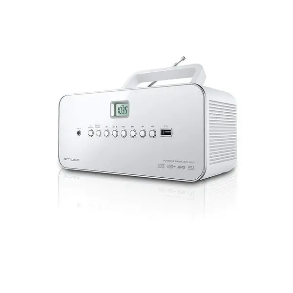 MUSE M-28RDW, prenosné rádio s CD prehrávačom, USB