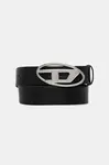 Diesel Kožený opasok Diesel OVAL D LOGO B-1DR W
