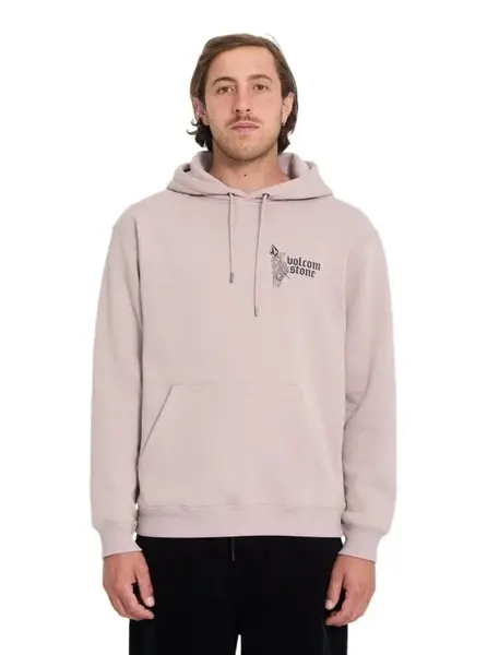 Volcom pánská mikina Watanite Po Bark Brown | Šedá | Velikost XL