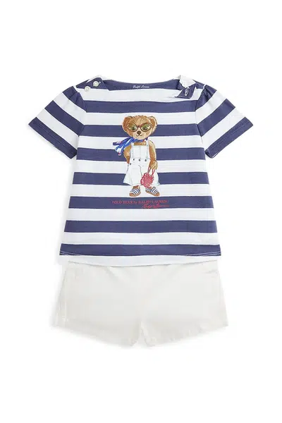 Souprava Polo Ralph Lauren tmavomodrá barva, 310966515001