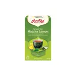 YOGI TEA Zelený čaj Matcha citrón BIO porcovaný čaj 17 sáčků