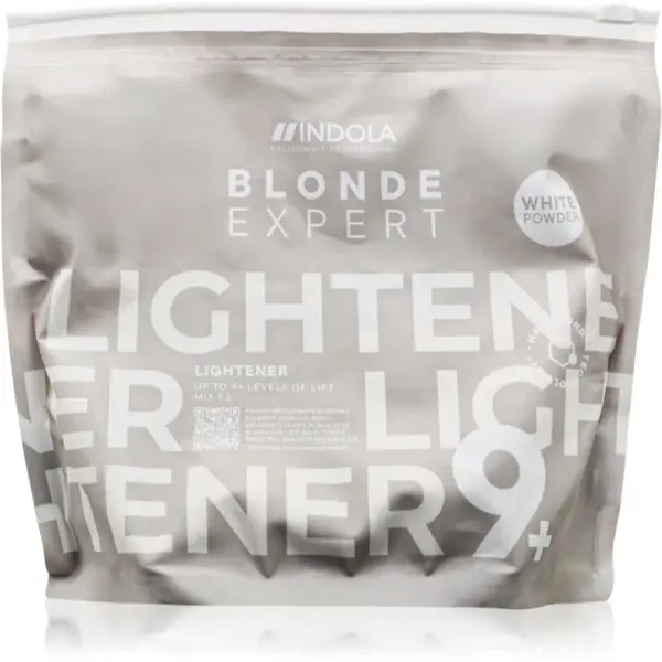 Indola Blond Expert Lightener 9+ zesvětlující pudr pro barvené a melírované vlasy White 450 g