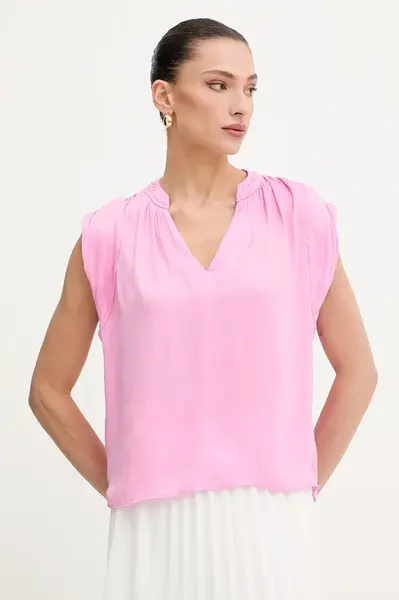 Halenka Morgan dámská, růžová barva, hladká, OROOVE