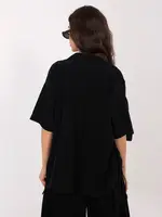 Čierna štruksová košeľa