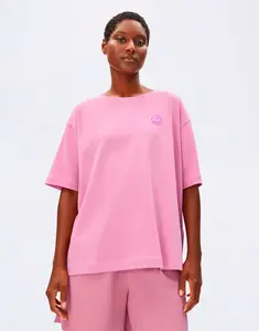 Tričko Armedangels Giannaa Difference 3563 washed berry