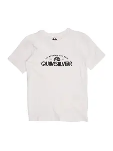 QUIKSILVER Tričko  čierna / biela